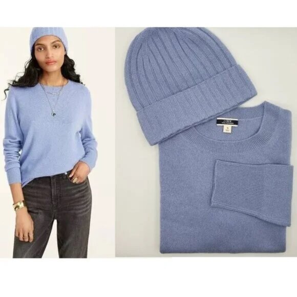 J. Crew Cashmere Sweater Beanie - Picture 1 of 10